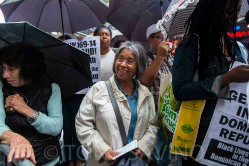 windadeptlives:  fuckyeahmarxismleninism:  New York City: Black Lives Matter in the Dominican Republic protest, June 15, 2015.Photos by Tony Savino  I see you fogo-av!