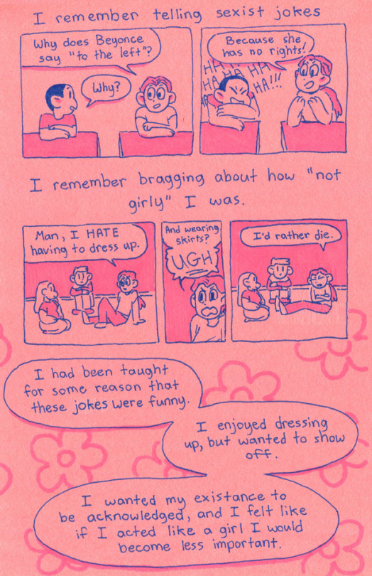 Zine I Made In December And Forgot To Upload Here! Some Thoughts About Myself In Elementary School.