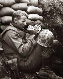  The marine and the kitten, Korean War, 1952. Read More 