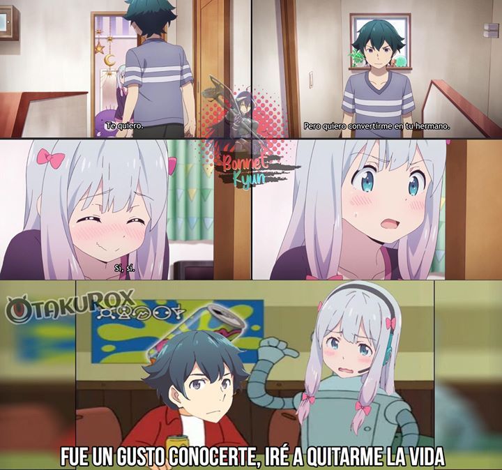 Más madres así unu Bonnet-Kyun. Sígueme para más! . anime meme en español