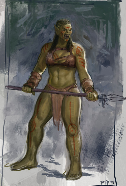 dathryn:Orc girls, Warcraft.