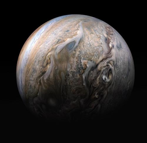 Tumultuous Clouds Of Jupiter : This Stunning Image Of Jupiter’s Stormy Northern Hemisphere Was Captured