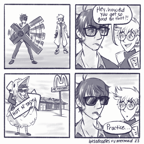 Nicholas D Wolfwood: Professional Sign Spinner