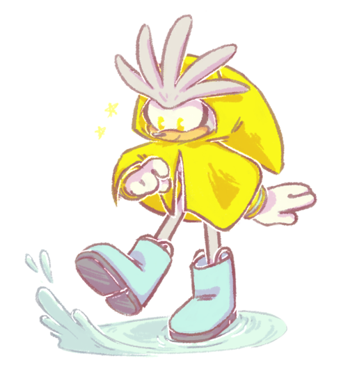 Playing In A Puddle.