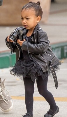 alldasheverything:  North at ballet class - May 21, 2015