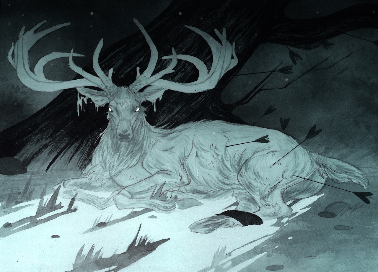 monthoffearart:  Paralyzed Monarch Steen “Tell me, human, is it honorable to paralyze