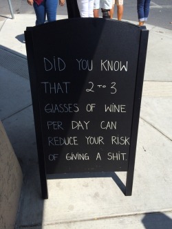 redditfront:  Sign outside a wine tasting bar in Napa