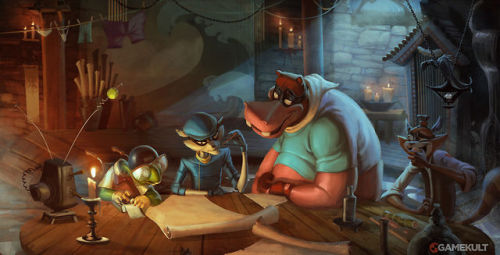 capt-red:  Some artworks of Sly from the Thieves in time.