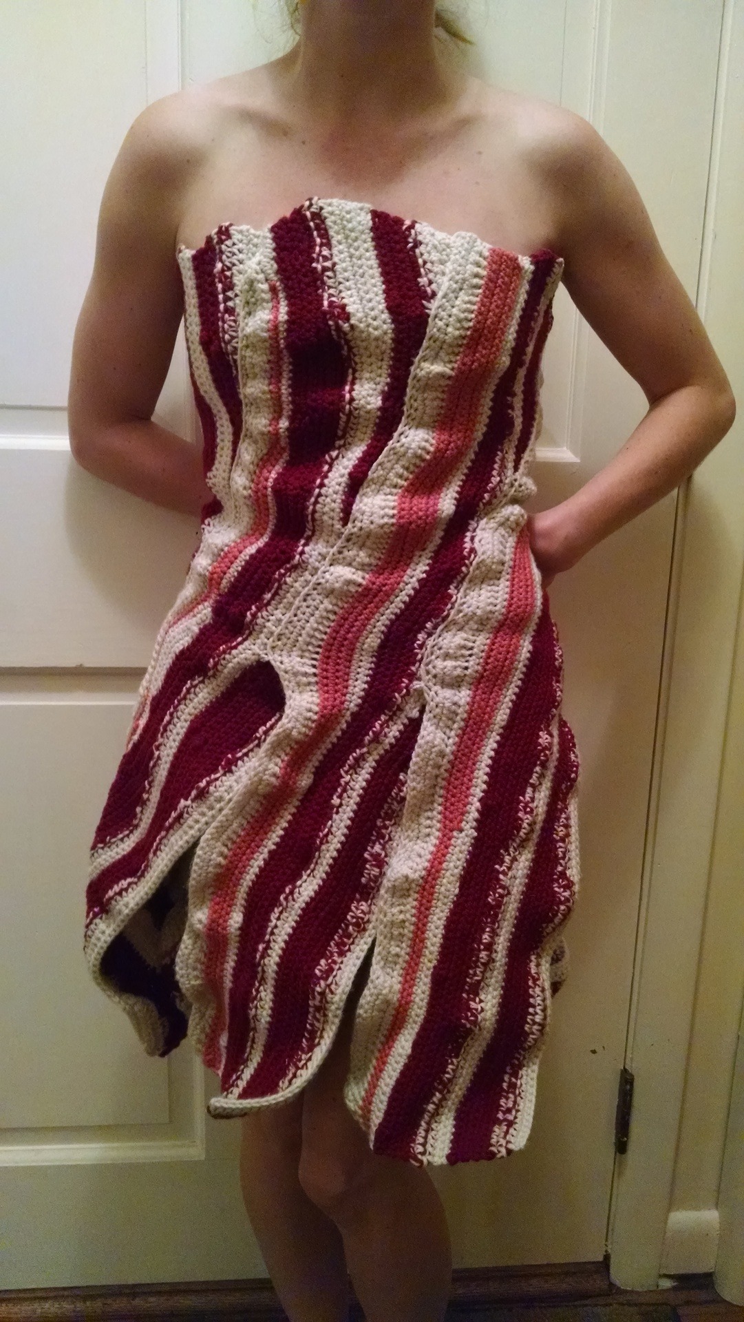 knitabitcrochetaway:  Flashback to my Halloween costume a few years ago when I crocheted
