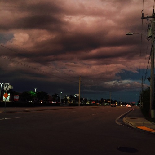 lxttlebad:  I have never been so amazed by floridian  skies 
