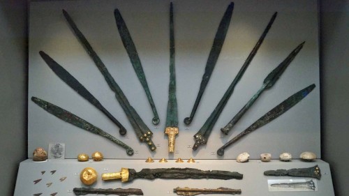 Ancient Mycenaean Greek bronze swords, 2nd-1st millennium BC