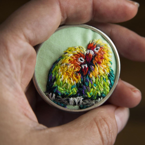 instagram:  Treading Thread with Professional Embroiderer @fiance_knowles  To see more of her intricate designs inspired by pop culture, nature and more, follow @fiance_knowles on Instagram.  “I get to immerse myself in colors at a gentle rhythm,”