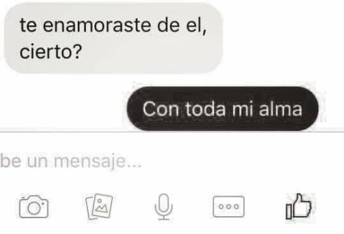 Te enamoraste de el, cierto?Mas imagenes con frases…