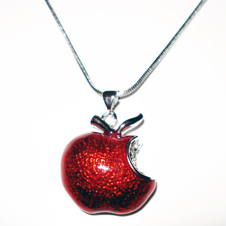 cute-thangsss:  This Princess Saves Herself BraceletSnow White Apple NecklacePrincess