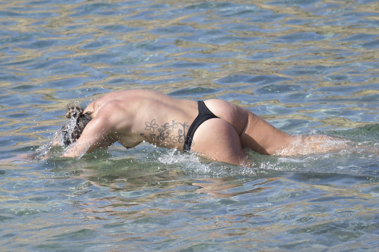 heathenhole:   Olympia Valance Topless Part 3  On Holiday Mykonos Beach - Yes she