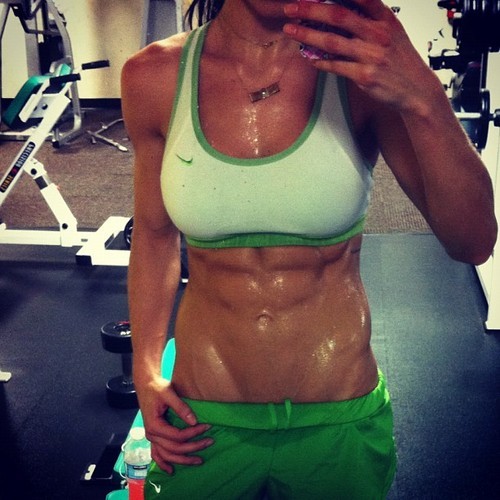 hotfitnesswomen:  Real sweaty