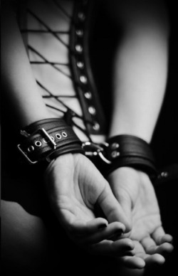 Cuffs and a corset, a classic combination that always works for me.