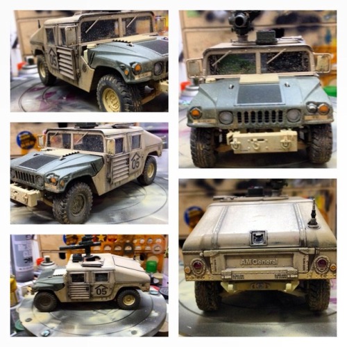 Tamiya 1/35 M1046 humvee tow missile carrier.