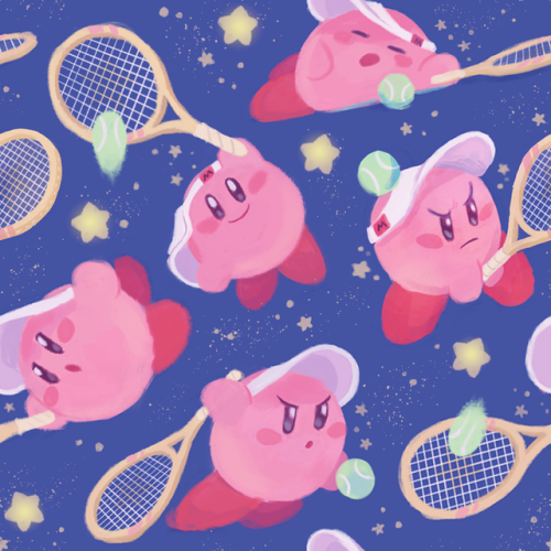 fossil-arm: so people really liked the tennis kirbys and a few people requested I make it a looping 
