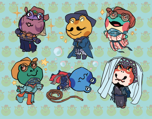 asliverofsun:my full piece for Creative Catalog, a fashion themed animal crossing charity zine! 50+ 