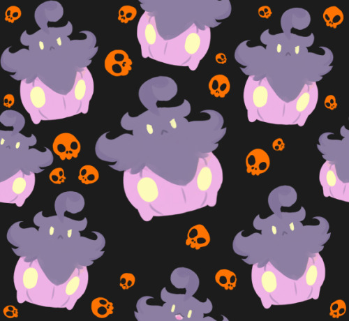 identitypollution:I worked all day to create this seamless Pumpkaboo background for my blog and I de