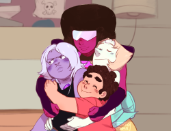 starrytyphoon:  “No, it’s hug time!messy redraw of this screencap before i go to bed