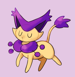 rumwik:   (Ko-fi doodle) Delcatty for Lunar-Xerneas!