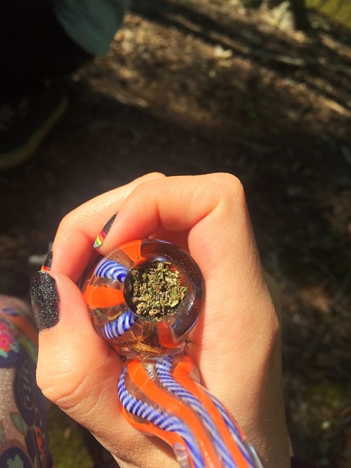 sadhippieslut: Smoked some nice purp today and went for a long ass hike