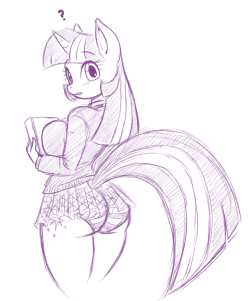 ambris-waifu-hoard: canime: Today’s warm up doodle. unnnnnf~  yummy~ ;9