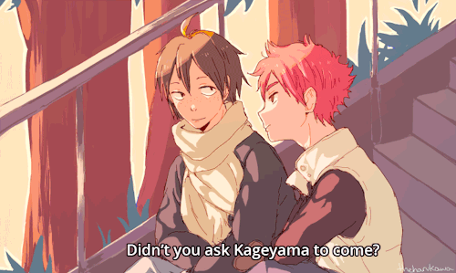 theharukawa:  *sighs* I don’t know, this is so rushed, but I just love the fact that they hang out sometimes, and their relationship is so pure and precious ;;  Also!!! Happy B-Day, Yama!!!! ♡ ❤    ♡ ❤    ♡ ❤     