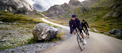 iknowshitaboutfashion: Rapha rides the Swiss Alps - photo by Ben Ingham
