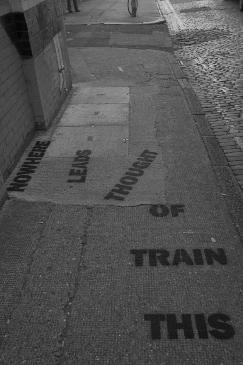 ruineshumaines: The Written Words, street art by Mobstr.
