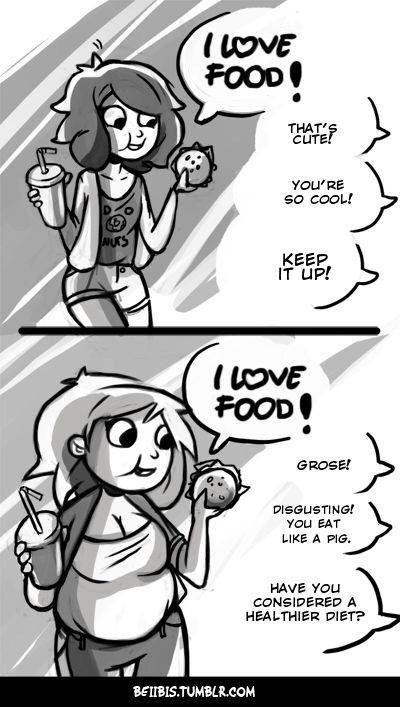 laceeangelmodel:  So true but damn I love food!!! Nom nom nom 