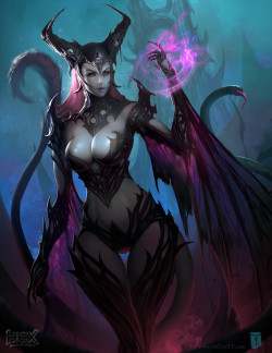 art-of-cg-girls:  Succubus by Tyler James 