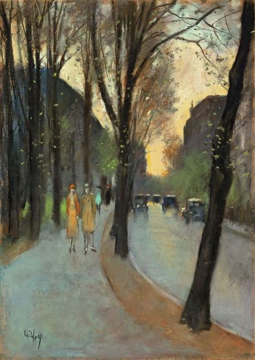 Berlin Street in Vorfrüling - Lasser Ury 1920Impressionism