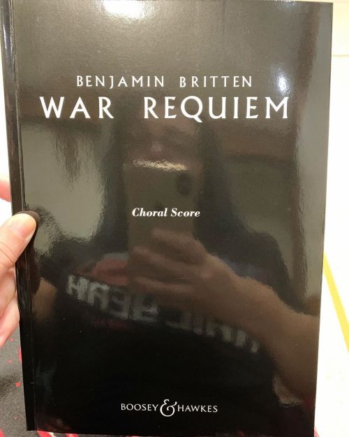 First night of rehearsal for an absolutely monumental undertaking: Benjamin Britten’s War Requ