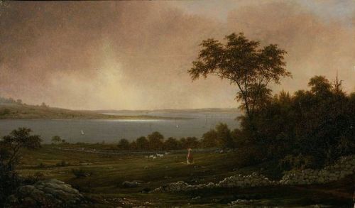 Rhode Island Landscape, Martin Johnson Heade, 1859