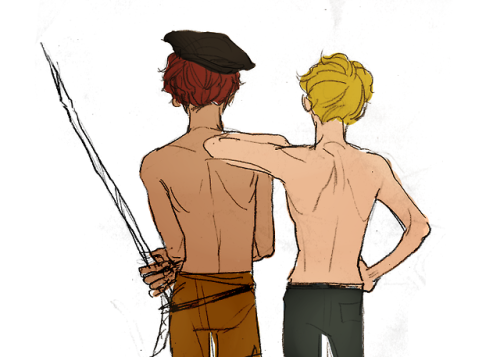 baekimblr:I drew Jack, Ralph and Roger from my imagination after I read The Lord of Flies.This book 