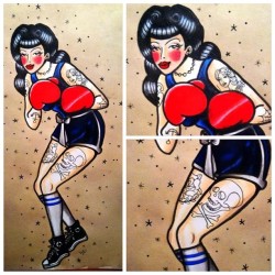 greasercreatures:  Another boxer commission,