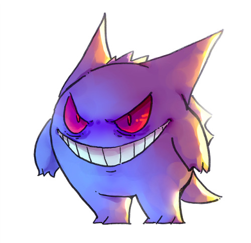 Gengar! Impish, mischievous A raffle reward request for one of my amazing supporters 