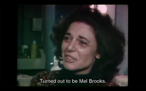 oldfilmsflicker: Anne Bancroft on meeting Mel Brooks