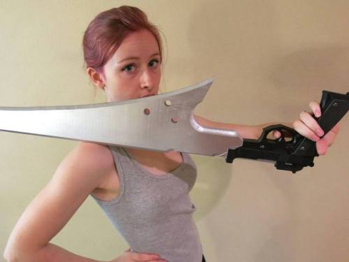 aimeewoodworks: Throwback Thursday!This is my Hyperion gunblade from FF8! I’ve now made three of the