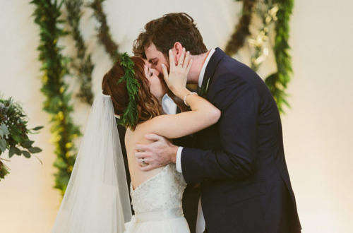 This fog-filled wedding is breathtaking! So whimsical - in love! Photographed by Katch Silva.