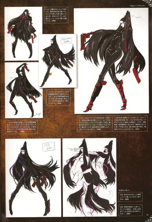 rrowdybeast:  thetygre:  Bayonetta concept art. Can’t wait for the Eye of Bayonetta book to release.  @NovaDog