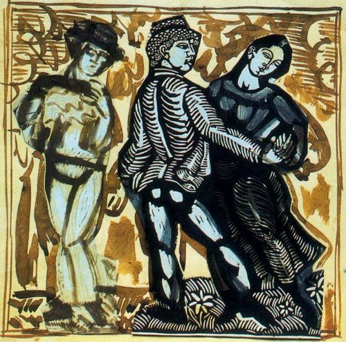 Study of the ‘Dance’, 1910, Raoul Dufy