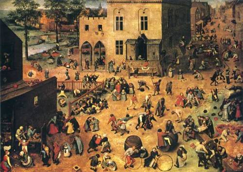 Children’s Games, 1560, Pieter Bruegel the ElderMedium: oil,panel