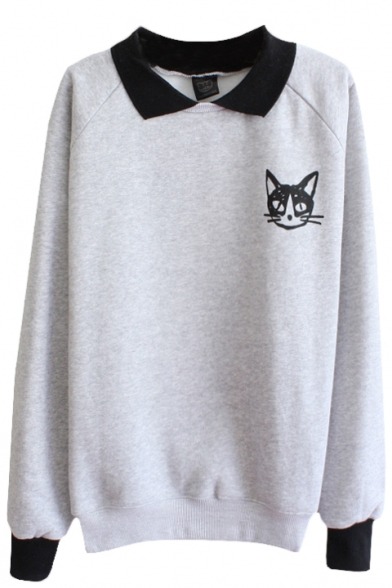 greatwizardcollectionworld:  Today there is a cat theme. Sweaters: 001 - 002 Sweatshirts: