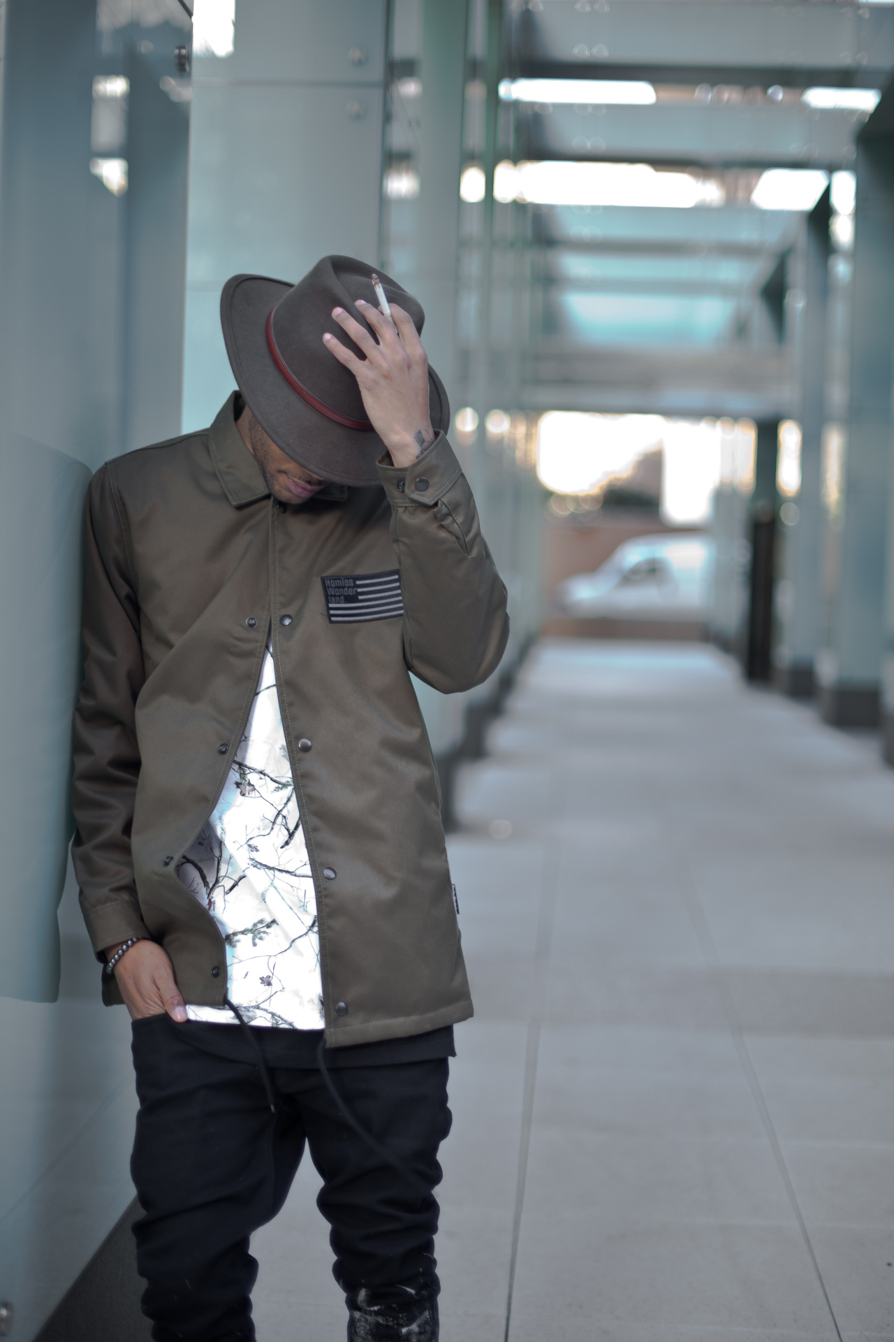 blackfashion:  Cayron: Demigodcayron.tumblr.com Jacket &amp; Top by Homieswonderland.tumblr.com