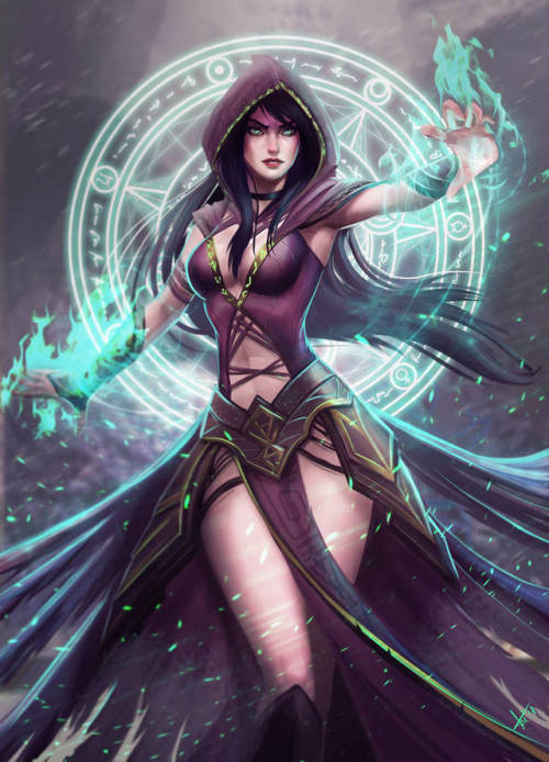 parsector - Sorceress by victter-le-fouFAYERINA THE DARK WATCHER...
