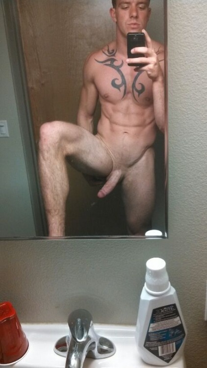 hungdudes:  Finally the Photo set of this Tribal Tattoo Military Hung 